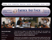 Tablet Screenshot of emerickfinch.com